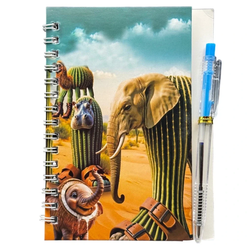 Brainrot Spiral Notepad‎ Journal with Pen-New